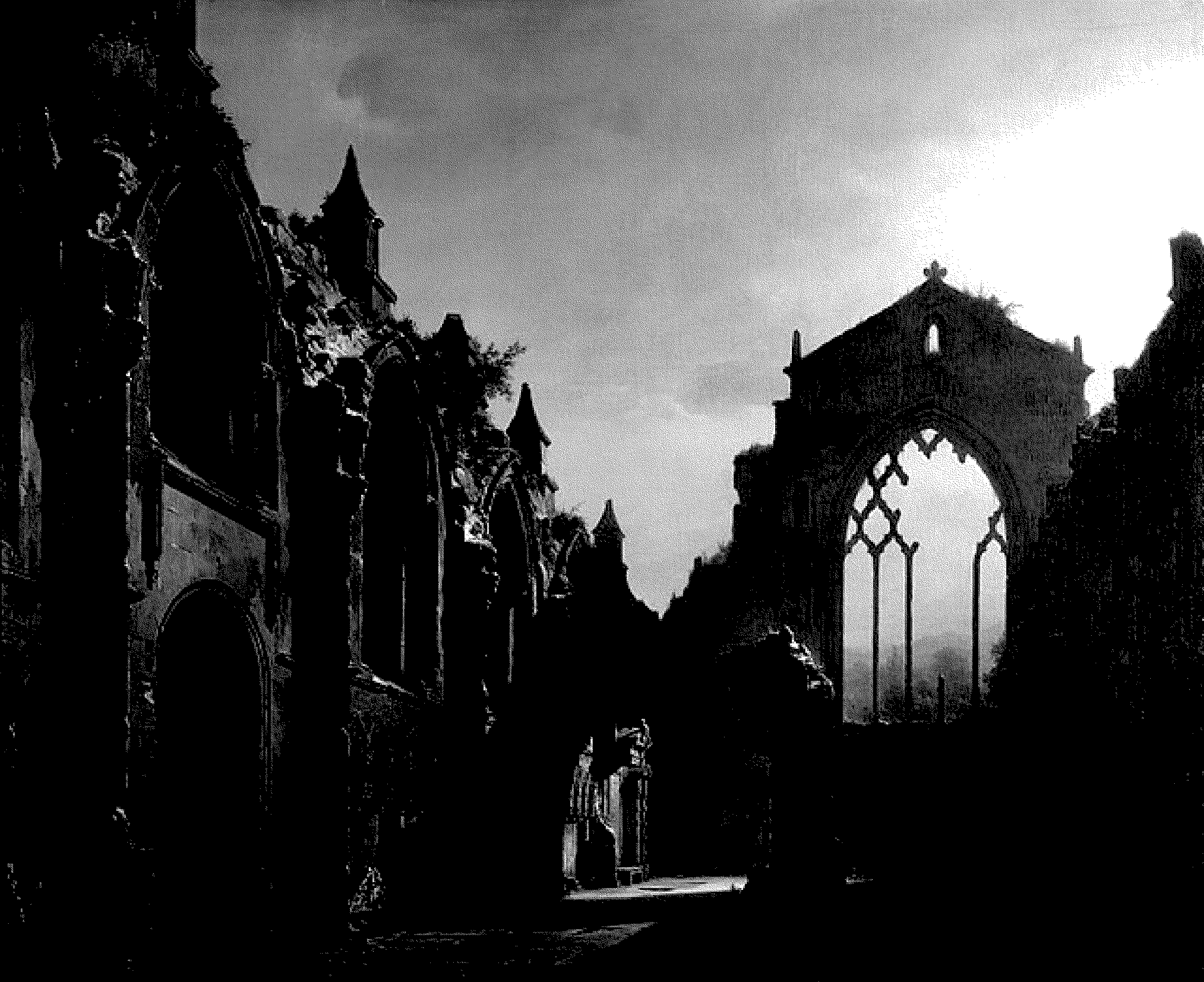 a picture of a ruin in limbo